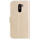 Mobigear Roses Xiaomi Pocophone F1 Hoesje Bookcase Portemonnee - Goud