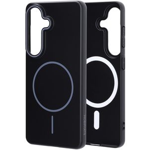 Mobiparts Slim Line Samsung Galaxy S26 MagSafe Hoesje Hardcase Backcover - Onyx Black