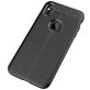 Mobigear Luxury iPhone XS Max Hoesje Flexibel TPU Backcover - Zwart