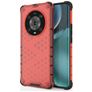 Mobigear Honeycomb HONOR Magic 4 Pro Hoesje Hardcase Backcover Shockproof - Rood