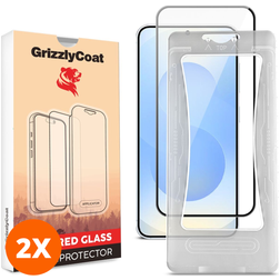 GrizzlyCoat Easy Align Samsung Galaxy S26 Glazen Screenprotector - Case Friendly + Installatie Frame (2-Pack)