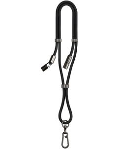 Mobilize Lanyard Nylon Universeel Telefoonkoord Verstelbaar - Zwart
