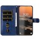 Mobigear Zipper Samsung Galaxy S23 Ultra Hoesje Bookcase Portemonnee - Blauw