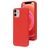 Mobiparts iPhone 12 Pro Siliconen Hoesje Backcover - Scarlet Red