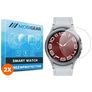 Mobigear Samsung Galaxy Watch 6 Classic - 43 mm Screenprotector Folie - Case Friendly - Zwart (2-Pack)