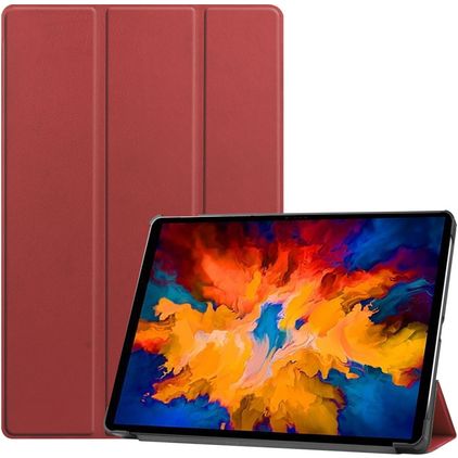 Mobigear Tri-Fold Lenovo Tab P11 Pro Gen 1 Hoes Bookcase - Rood