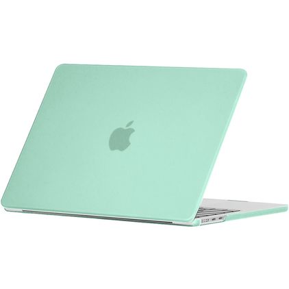 Mobigear Matte MacBook Air 13 Inch (2022-2026) Hoes Hardshell Laptopcover MacBook Case - Groen - Model A2681 / A3113 / A3240 / A3449