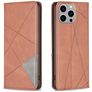 Mobigear Rhombus Slim iPhone 15 Pro Max Hoesje Bookcase - Bruin