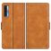 Mobigear Slim Magnet TCL 20L Hoesje Bookcase Portemonnee - Cognac