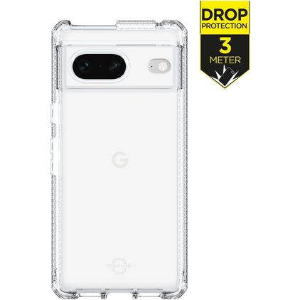 ITSKINS SpectrumClear-R Doorzichtig Google Pixel 7 Hoesje Flexibel TPU Backcover Shockproof - Transparant