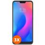 Mobigear Xiaomi Redmi Note 6 Pro Glazen Screenprotector - Case Friendly (3-Pack)