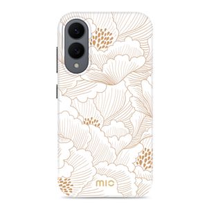 MIO Samsung Galaxy S25 Edge MagSafe Hoesje Hardcase Backcover - White Roses