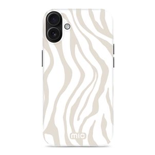 MIO iPhone 16 Plus MagSafe Hoesje Hardcase Backcover - Sandy Zebra