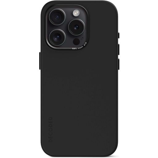 Decoded iPhone 15 Pro Siliconen Hoesje Backcover - Graphene