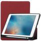 Mobigear Tri-Fold Gel iPad Pro 10.5 Inch (2017) Hoes Bookcase + Stylus Houder - Bordeaux Rood