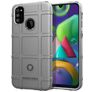 Mobigear Rugged Shield Samsung Galaxy M31 Hoesje Flexibel TPU Backcover Shockproof - Grijs