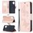 Mobigear Butterfly Samsung Galaxy A32 5G Hoesje Bookcase Portemonnee - Roségoud
