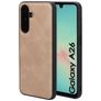 Mobiparts Classic Samsung Galaxy A26 MagSafe Hoesje TPU,Kunstleer Backcover - Moonstone Beige