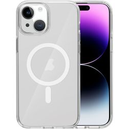 Mobigear Crystal Doorzichtig iPhone 15 Plus MagSafe Hoesje Hardcase Backcover - Transparant