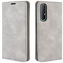 Mobigear Retro Slim OPPO Reno 3 Pro Hoesje Bookcase Portemonnee - Grijs