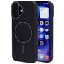 Mobiparts Slim Line iPhone 16 MagSafe Hoesje Hardcase Backcover - Onyx Black