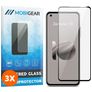Mobigear Premium ASUS Zenfone 10 Glazen Screenprotector - Case Friendly - Zwart (3-Pack)