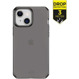 ITSkins SpectrumClear iPhone 13 Mini Hoesje Flexibel TPU Backcover Shockproof - Smoke