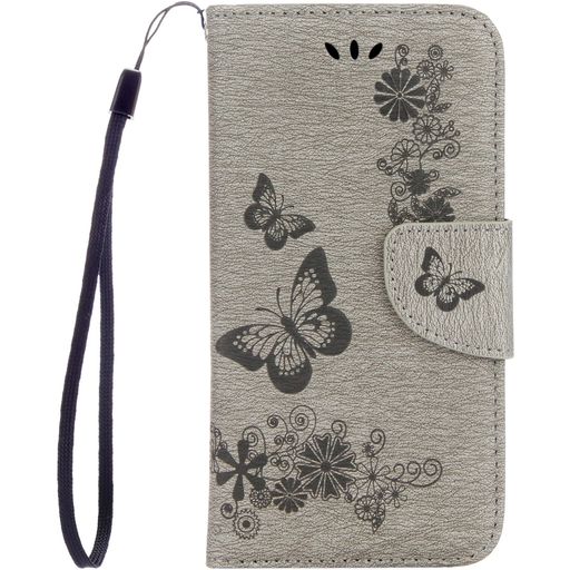Mobigear Butterfly Samsung Galaxy A5 (2017) Hoesje Bookcase Portemonnee - Grijs