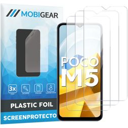 Mobigear POCO M5 Screenprotector Folie - Case Friendly (3-Pack)