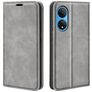 Mobigear Retro Slim HONOR X7 Hoesje Bookcase Portemonnee - Grijs