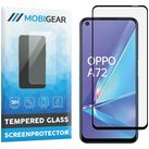 Mobigear Premium OPPO A72 Glazen Screenprotector - Case Friendly - Zwart