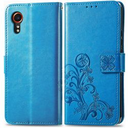 Mobigear Clover Samsung Galaxy Xcover 7 Hoesje Bookcase Portemonnee - Blauw