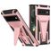 Mobigear Armor Stand Google Pixel 6 Pro Hoesje Hardcase Backcover Shockproof met Standaard - Roségoud
