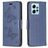Mobigear Butterfly Xiaomi Redmi Note 12 Hoesje Bookcase Portemonnee - Blauw