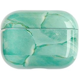 Mobigear Marble Apple AirPods Pro 2 Hardcase Hoesje - Groen