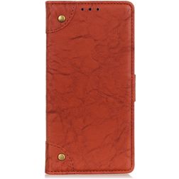 Mobigear Ranch Samsung Galaxy A90 Hoesje Bookcase Portemonnee - Bruin