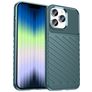 Mobigear Groove iPhone 14 Pro Max Hoesje Flexibel TPU Backcover - Groen