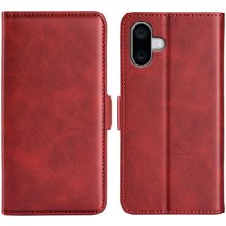 Mobigear Slim Magnet iPhone 16 Hoesje Bookcase Portemonnee - Rood