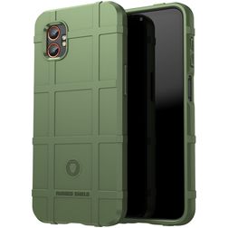 Mobigear Rugged Shield Samsung Galaxy Xcover 7 Pro Hoesje Flexibel TPU Backcover Shockproof - Groen