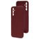 Mobiparts Samsung Galaxy A14 Siliconen Hoesje Backcover - Plum Red