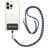 Mobigear Lanyard Universeel Verstelbaar Telefoonkoord - Groen / Zwart / Wit