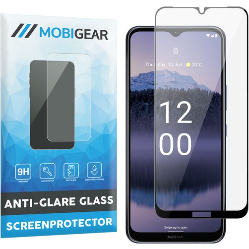 Mobigear Premium Nokia G11 Plus Glazen Screenprotector - Case Friendly - Zwart