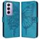 Mobigear Butterfly OPPO Reno 12 Pro Hoesje Bookcase Portemonnee - Blauw