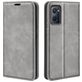 Mobigear Retro Slim OPPO A96 Hoesje Bookcase Portemonnee - Grijs