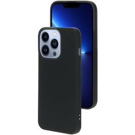 Mobiparts iPhone 13 Pro Siliconen Hoesje Backcover - Zwart