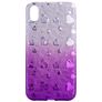 Mobigear Design iPhone XS Max Hoesje Flexibel TPU Backcover - Paars