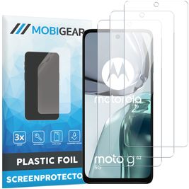Mobigear Motorola Moto G62 Screenprotector Folie - Case Friendly (3-Pack)