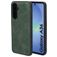 Mobiparts Classic Samsung Galaxy A36 MagSafe Hoesje TPU,Kunstleer Backcover - Emerald Green