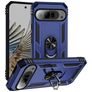 Mobigear Armor Ring Google Pixel 9 Pro XL Hoesje Hardcase Backcover Shockproof met Ringhouder - Blauw