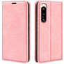 Mobigear Retro Slim Sony Xperia 5 IV Hoesje Bookcase Portemonnee - Roze
